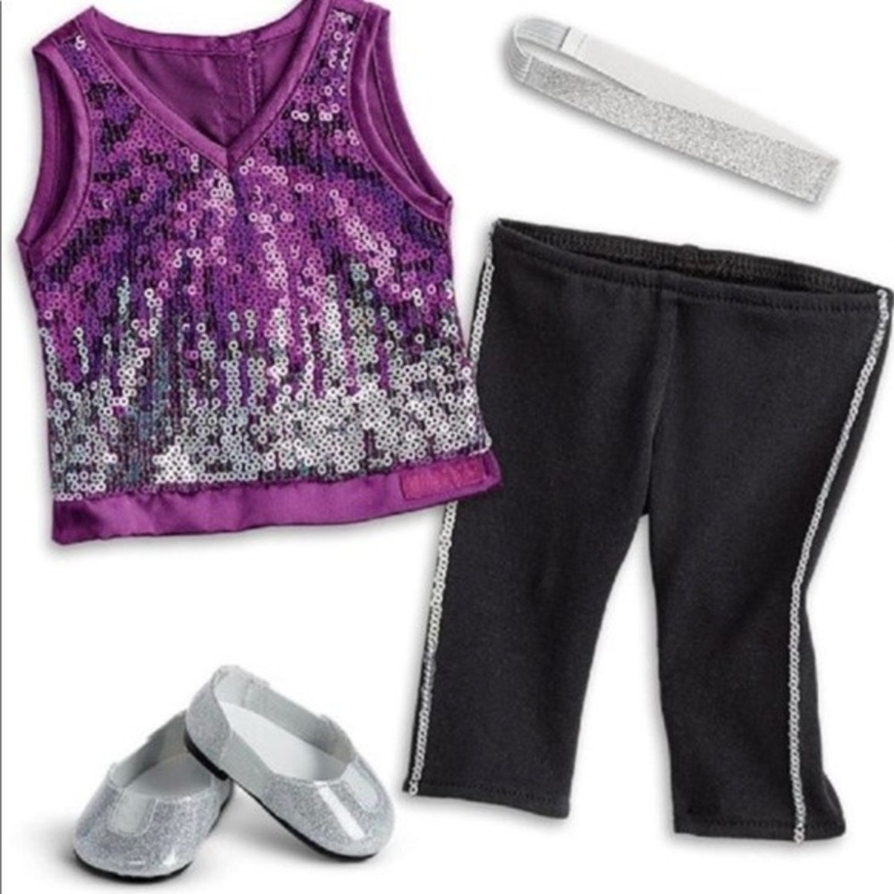 Retired American Girl Gabriella McBride GOTY 2017 Sparkling Sequins Outfit